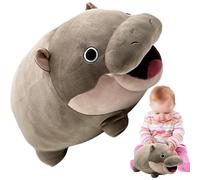 Hippo Plush | Cartoon Hippopotamus Plush Doll,Cute Stuffed Animals, Soft Animal Plushie Pillow Adorable Doll for Girls Boys, Home Car Bed Decor