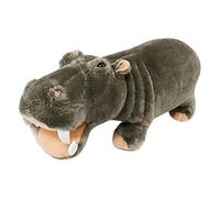 Hippo Plush Toy - 9.8 Inches Sensory Comfort Pillow | Adorable Simulation Standing Hippopotamus Vivid Expression For Girls Boys Nursery Bed Soft Stuffed Animal Hugging Companion NurseryS