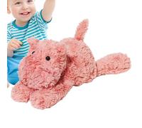Hippo Plush Toy - Cute Hippopotamus, Soft Sleeping Pillow, Adorable Comfort Design, Support for Home Car Bedroom, Stuffed Animal Doll, Soft Plush Comfort, Pink 13.78 inches