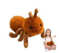 Hippo Plush Toy in Heart Shape - Cute Plush Animal Realistic Hippo | Plush Pet Doll with Ant | Soft Hippo - Adorable Animal Figurine