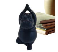 Hippo Statue, 3D Printed Hippo Figurine, Cute Decor & Artwork Sculpture, Desk Accessory for Dorm, Car, Fireplace, Living Room, Shop, Birthday, Party, Housewarming Gift, Bookshelf Ornament