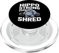 Hippo Strong Zero Shred Gym Powerlifting PopSockets PopGrip for MagSafe
