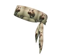 Hippo Sweat-Absorbing Sports Headband, Unisex Sports Headband, Suitable for Outdoor Travel and Various Sports.
