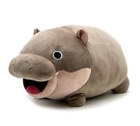 Hippo Teddy Plush, 22 * 12cm Moo Deng Plush Toys, Cute Pygmy Hippo Plushie Toy for Fans, Soft Hippo Stuffed Animal Pillow for Kids and Adults