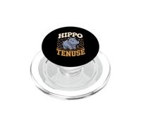 Hippo Tenuse Hippo Math Pun Hippopotamus Lover PopSockets PopGrip for MagSafe