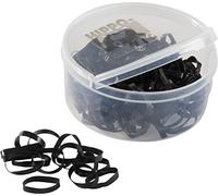 Hippo-Tonic Unisex Adult 306777 Silicone Rubber Bands - Black, N/A