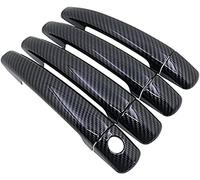 hippoca Car Door Handle Cover Protector for Peugeot 208 2012 2013 2014 2015 2016 2017 2018, Exterior Door Handles Cover Trim Car Accessories Stickers Trim