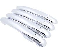 hippoca Car Door Handle Cover Protector for Renault Megane II MK2 2 2002 2003 2004 2005 2006 2007 2008 2009, Exterior Door Handles Cover Trim Car Accessories Stickers Trim