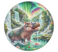 Hippopotamus 1000 Piece Jigsaw Puzzle For Adults Educational Games Stress Relief Puzzle Cultivate The Spirit of Teamwork For Adults Gifts 1000pcs (67.5x67.5cm)