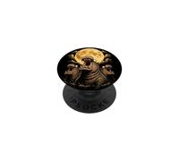 Hippos Howling at The Moon Hippo Vintage Graphic PopSockets Adhesive PopGrip