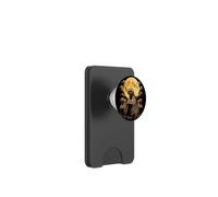 Hippos Howling at The Moon Hippo Vintage Graphic PopSockets PopWallet for MagSafe