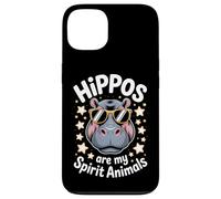 Hippos Spirit Animals Funny Hippopotamus Case for iPhone 13