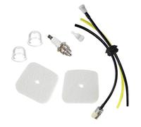 Hippotech 3 Hole Grommet Fuel Line Vent Fuel Filter Spark Plug Primer Bulb with Air Filter for Mantis Echo Tillers