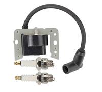Hippotech 34443D Ignition Coil with Spark Plug for Tecumseh 34443 34443A 34443B 34443C Solid State Module for Tecumseh AV520 LH195 OH195 TH139 TV085 TVM140 TVXL840 VLV126 LEV100 LEV115 LEV120 LV148A O