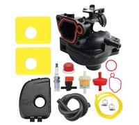 Hippotech 799583 Carburetor Replacement for Briggs Stratton 593261 595656 591979 591160 Replace 09P602 08P502 300E 450E 500E 550EX 600E Series Lawn mower Engines, 595660 Air Cover 799579 Air Cleaner