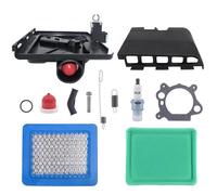 Hippotech Air Filter Base, Air Cleaner Cover, and Air Filter for Briggs Stratton Engines, Lawn Mower