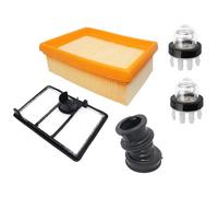 Hippotech Air Filter Combo Kit & Manifold & Primer Bulb for Stihl TS700 TS800 Replace 4224 141 0300 & 4224 140 1801