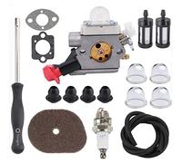 Hippotech C1M-S267A Carburetor with Air Filter for Stihl FS40 FS50 FS50C HT56 HT56C KM56 KM56C KN56 FS56 FS56C FS70 FS70C FS70 FC56 FC70 FC70C Trimmer 4144 120 0603 Brushcutter
