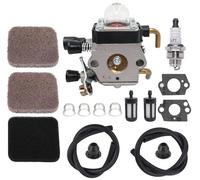 Hippotech C1Q-S97 Carburetor with Repower Kit for Stihl FS85 FS80 FS75 FS80R FS85 FS85R FS85T FS85RX String Trimmer Weedeater