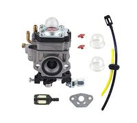 Hippotech Carburetor Kit Replacement for Macallister MBCP254 MGTP254 MCBP254 Brushcutter 1230540255 Engine Carb