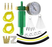 Hippotech Carburetor Leak Detector Replacement for Walbro 57-21-1 ZAMA ZPG-2 for Tillotson 243-504, Metering Lever Adjustment Tools for Walbro 500-13 & Zama ZT-1, 10 Cleaning Needles, 5 Nylon Brushes