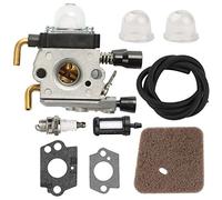 Hippotech Carburetor with Fuel Line for STIHL HS75 HS80 HS85 HL75 HL75K FH75 HT70 HT75 KM80 KM85 KM85R SP80 SP85 FC75 FC85 Hedge Trimmer Edger