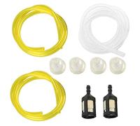Hippotech Fuel Line Fuel Filter Priner Bulbs Replacement for McCulloch Mac 210 240 241 250 251 260 323S 280 Trimmer/Strimmer/Brush Cutter