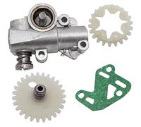 Hippotech Oil Pump Oiler Worm Gear Spur Wheel with Gaskets Fit STIHL MS380 MS381 038 038AV Super Magnum