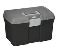 Norton Unisex Adult 700004 Tack Box - Black/Grey, 40 x 27.5 x 24.5 cm