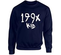 Hippowarehouse 199x Kid Unisex Jumper Sweatshirt Pullover (Specific Size Guide in Description) Navy