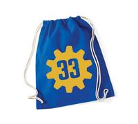Hippowarehouse 33 Vault Drawstring Cotton School Gym Bag 37cm x 46cm, 12 litres