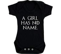 Hippowarehouse A Girl has no Name Baby Vest Bodysuit (Short Sleeve) Boys Girls Black