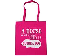 Hippowarehouse A House Is Not A Home Without A Guinea Pig Tote Shopping Gym Beach Bag 42cm x38cm, 10 litres