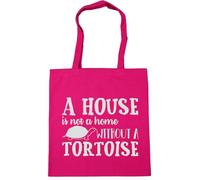 Hippowarehouse A House Is Not A Home Without A Tortoise Tote Shopping Gym Beach Bag 42cm x38cm, 10 litres