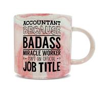 Hippowarehouse Accountant Because Badass Miracle Worker Isn't an Official Job Title Printed Mug Various Colour Options Ceramic Cup Kitchenware 11oz