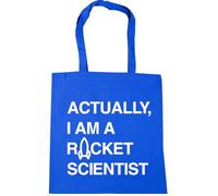 Hippowarehouse Actually, i'm a rocket scientist Tote Shopping Gym Beach Bag 42cm x38cm, 10 litres