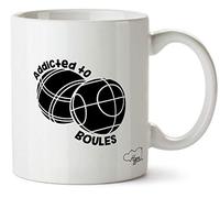 Hippowarehouse Addicted to Boules Printed Mug Cup Ceramic 10oz