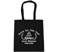 Hippowarehouse After All This Time' Always Alan Rickman 1946-2016 Memorial Tote Shopping Gym Beach Bag 42cm x38cm, 10 litres