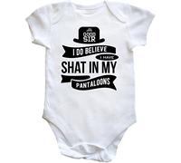 Hippowarehouse Ah good sir I do believe I have shat in my pantaloons baby vest bodysuit (short sleeve) boys girls