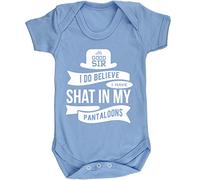 Hippowarehouse Ah good sir I do believe I have shat in my pantaloons baby vest bodysuit (short sleeve) boys girls