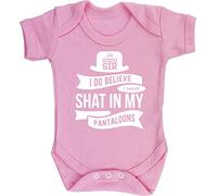 Hippowarehouse Ah good sir I do believe I have shat in my pantaloons baby vest bodysuit (short sleeve) boys girls