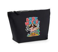 Hippowarehouse Ahoy Matey Kiddy Pirate Printed Make up Cosmetic wash Bag 18x19x9cm