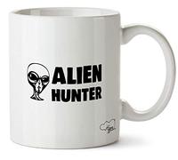Hippowarehouse Alien Hunter Printed Mug Cup Ceramic 10oz