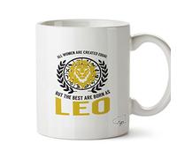 Hippowarehouse All Women are Created Equal but The Best are Born as Leo Printed Mug Cup Ceramic 10oz