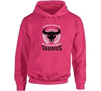 Hippowarehouse All women are created equal but the best are born as Taurus unisex Hoodie hooded top (Specific size guide in description) Fuchsia Pink