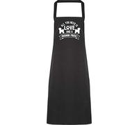 Hippowarehouse All you need is love and a Bichon Frise Apron kitchen cooking painting DIY onesize adult