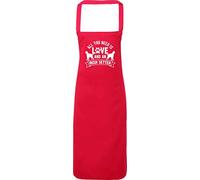 Hippowarehouse All you need is love and an Irish Setter Apron kitchen cooking painting DIY onesize adult