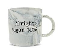 Hippowarehouse Alright Sugar Tits? Printed Mug Various Colour Options Ceramic Cup Kitchenware 11oz