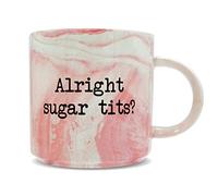 Hippowarehouse Alright Sugar Tits? Printed Mug Various Colour Options Ceramic Cup Kitchenware 11oz