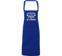 Hippowarehouse Always be yourself unless you can be a cowboy then be a cowboy Apron kitchen cooking painting DIY onesize adult